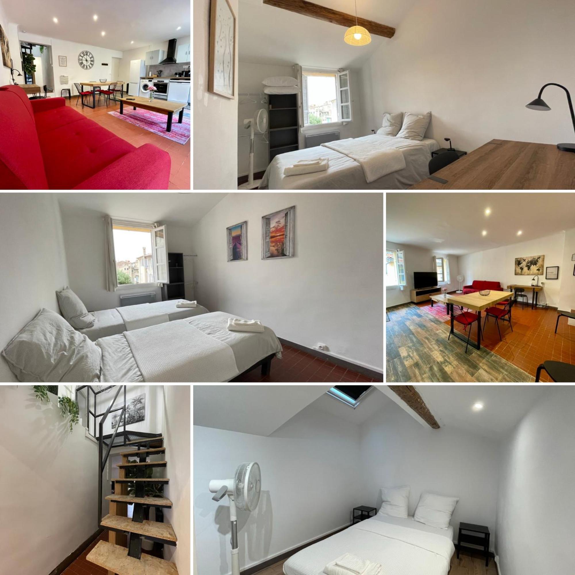 Spacieux Appartement T4 / 70 M2 8 Personnes Αιξ-αν-Προβάνς Εξωτερικό φωτογραφία